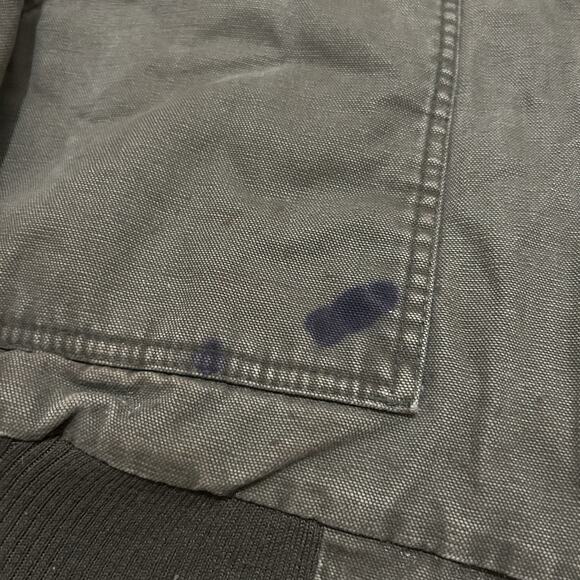 Walls Workwear Hooded Canvas Jacket Size 2XL Distressed Green - Picture 4 of 13